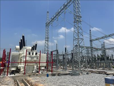 NPTPMB đẩy nhanh tiến độ thi công Dự án Lắp máy biến áp 220kV thứ 2 TBA 220kV Lưu Xá